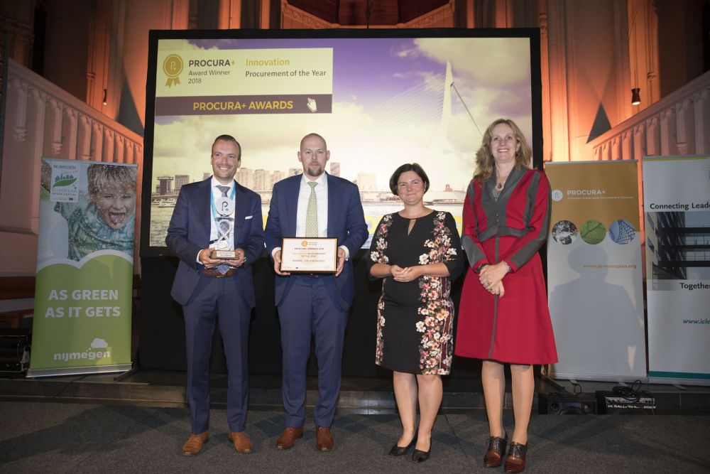 GLCN Member Rotterdam wins procurement award at major european sustainability event